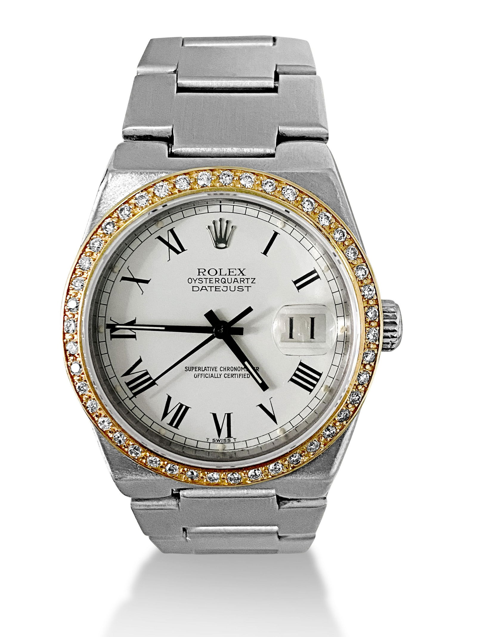 Rolex Oysterquartz Datejust, 36mm w/ Diamond Bezel (1 of 5)