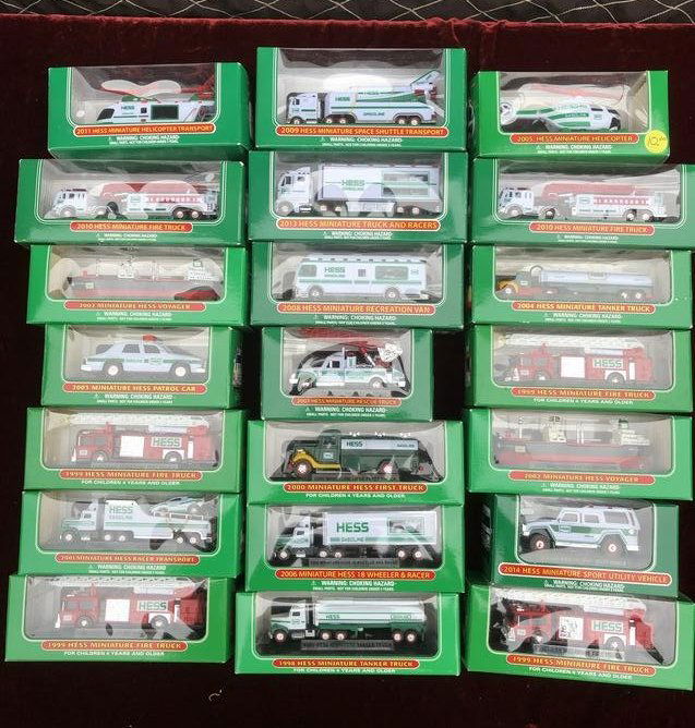 Lot of 21 Mini Hess Trucks NIB (1 of 4)