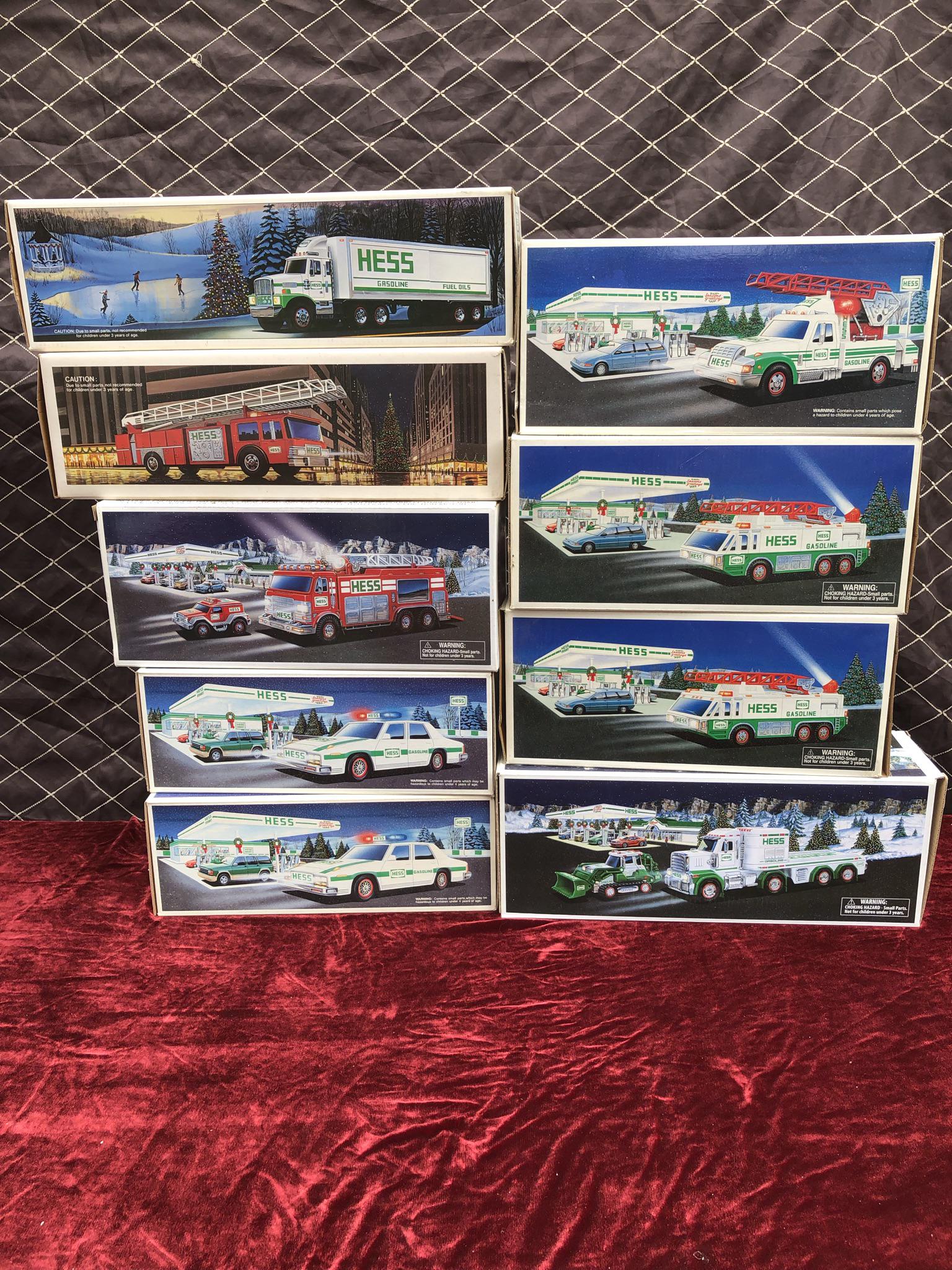 lot of 8 Hess Trucks (1 of 5)
