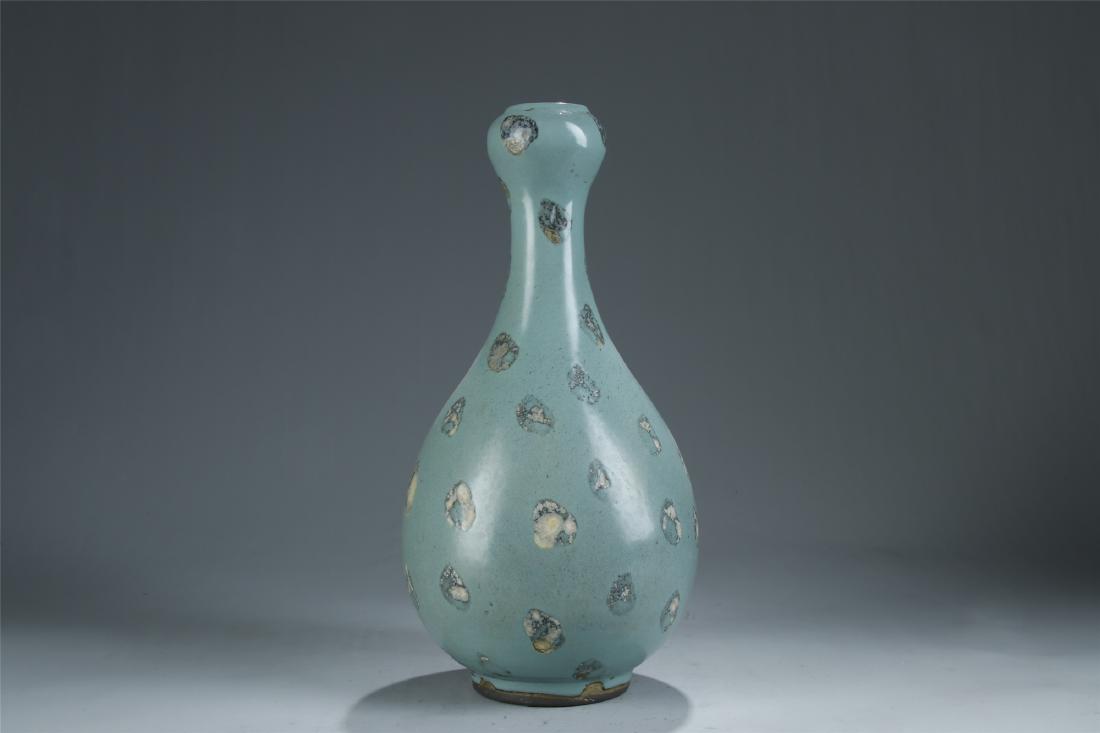 A celadon glazed/brown spots vase (1 of 9)