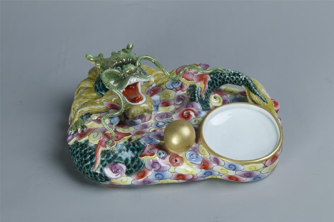 A famille rose porcelain inkstone (1 of 9)