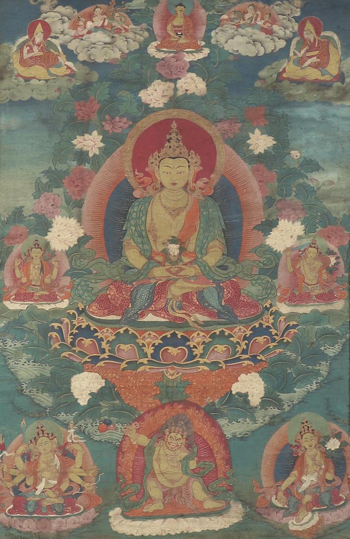 Qing dynasty Thangka painting (1 of 4)