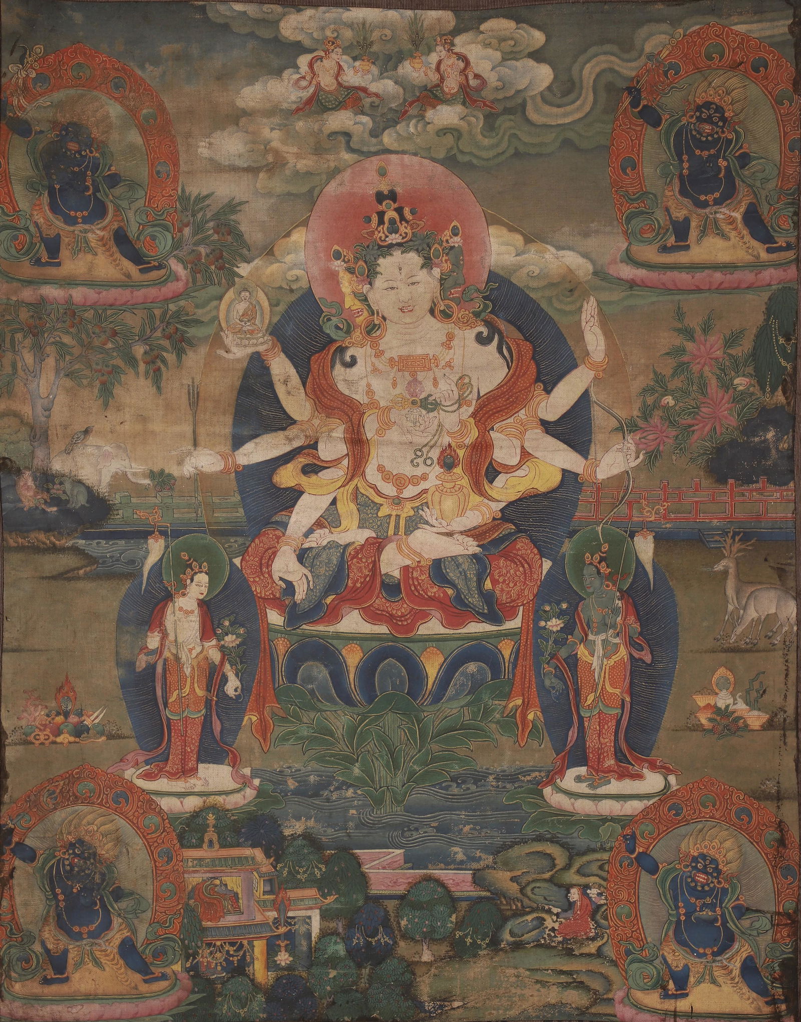Qing dynasty ThangKa (1 of 3)