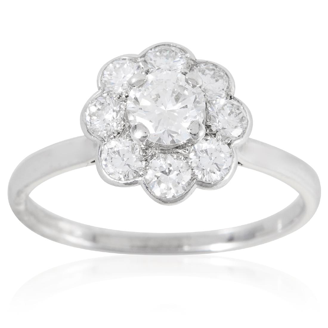 A 1.50 CARAT DIAMOND DRESS RING, CARTIER in white gold (1 of 1)