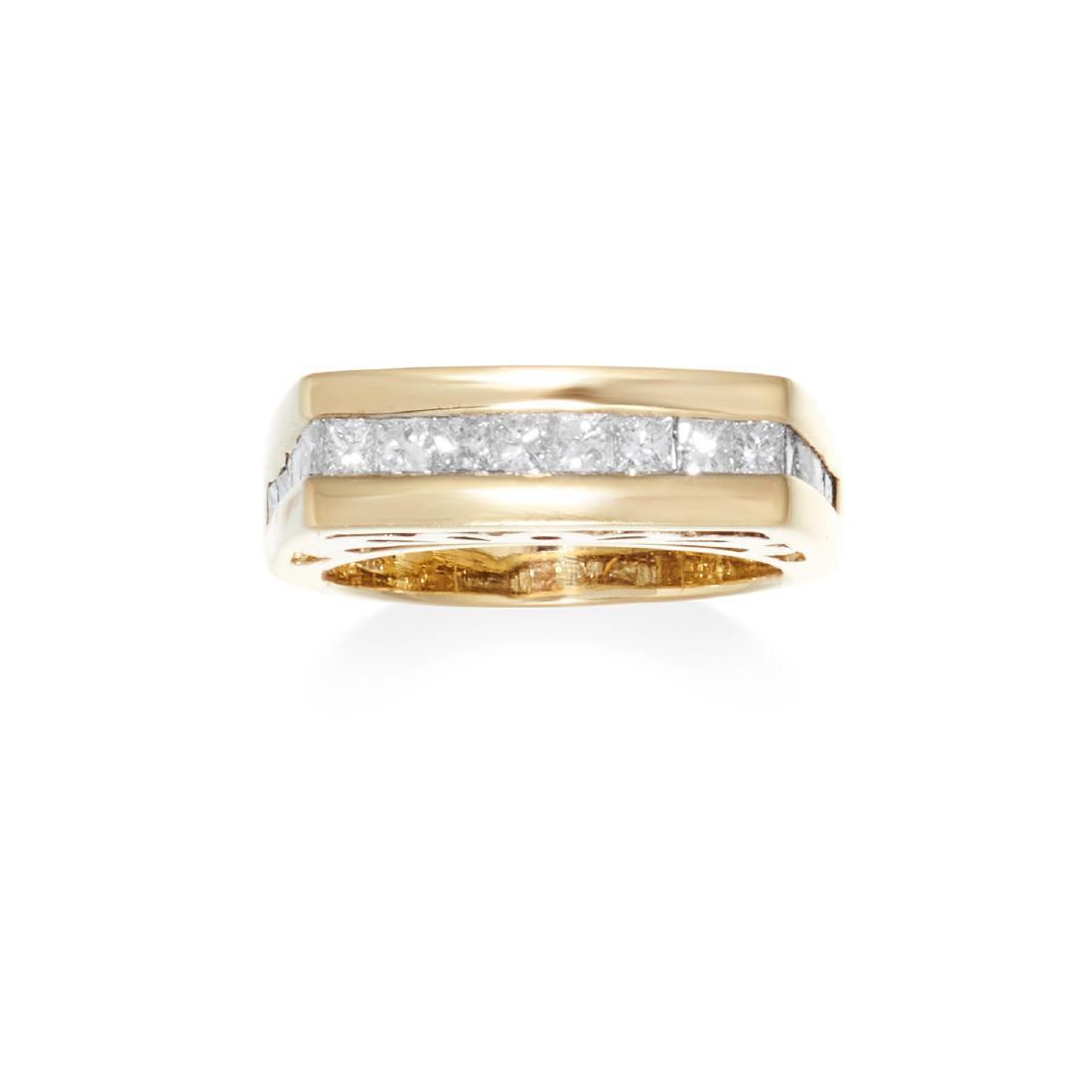 A 1.25 CARAT DIAMOND DRESS RING in 14ct yellow gold, (1 of 1)