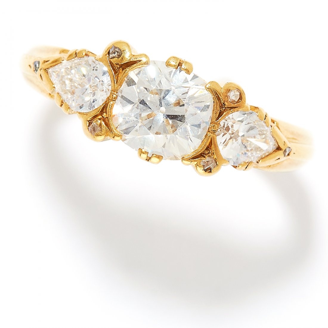 2.20 CARAT DIAMOND DRESS RING, E WOLFE & CO in 18ct (1 of 1)