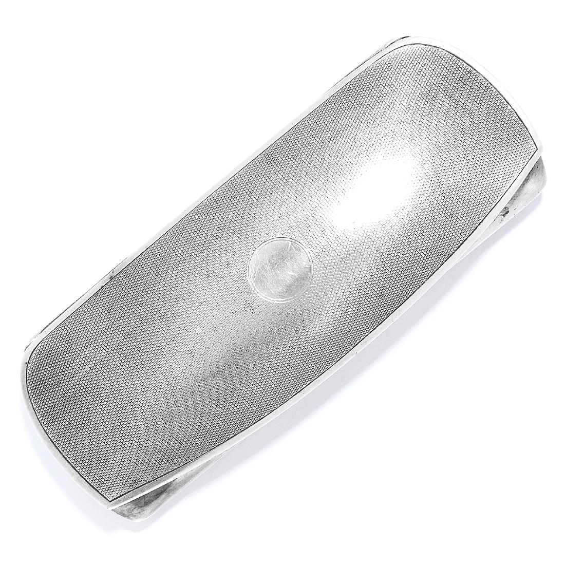 ANTIQUE GEORGE V SILVER SPECTACLES CASE, S.J. ROSE & (1 of 1)