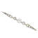 ANTIQUE DIAMOND BAR BROOCH set with a row of old and