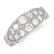 DIAMOND DRESS RING set with round cut diamonds