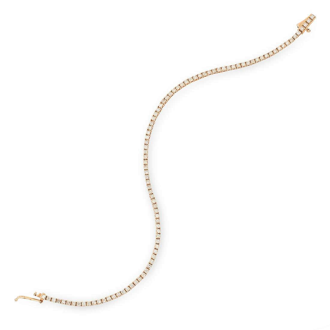 DIAMOND LINE BRACELET comprising of a single row of (1 of 1)