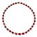 ANTIQUE VICTORIAN GARNET RIVIERA NECKLACE set with oval