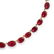 ANTIQUE VICTORIAN GARNET RIVIERA NECKLACE set with oval - 2