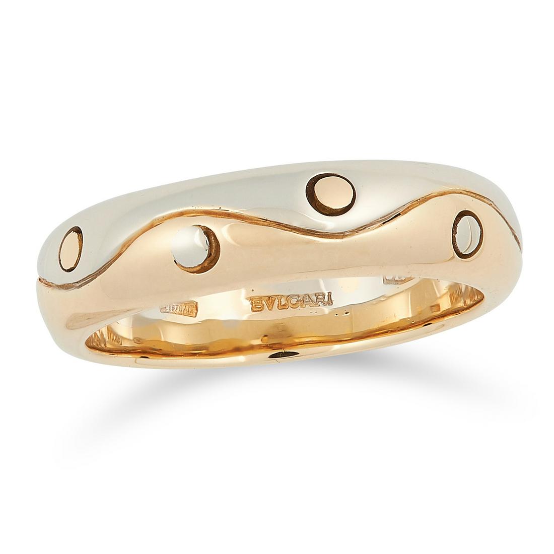 AN ONDA RING, BULGARI engraved in undulating design, (1 of 1)