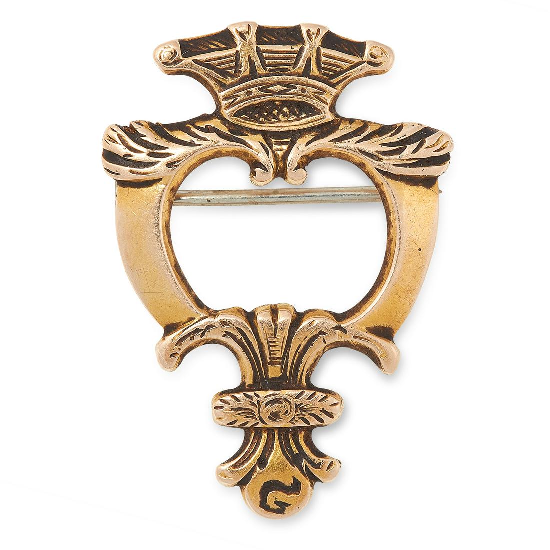 AN ANTIQUE PROVINCIAL SCOTTISH BROOCH, FERGUSON & (1 of 1)