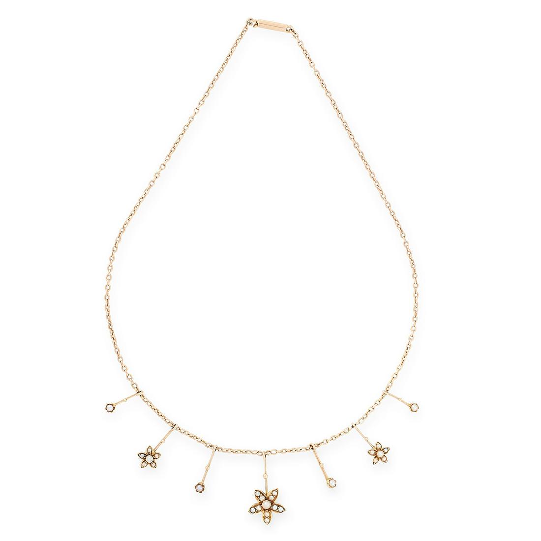 AN ANTIQUE VICTORIAN PEARL NECKLACE, 19TH CENTURY in (1 of 1)