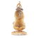 AN ANTIQUE RUBY, DIAMOND AND AGATE INTAGLIO FOB SEAL,
