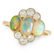AN ART DECO OPAL AND DIAMOND RING, EARLY 20TH CENTURY
