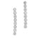 A PAIR OF DIAMOND DROP EARRINGS in 18ct white gold,
