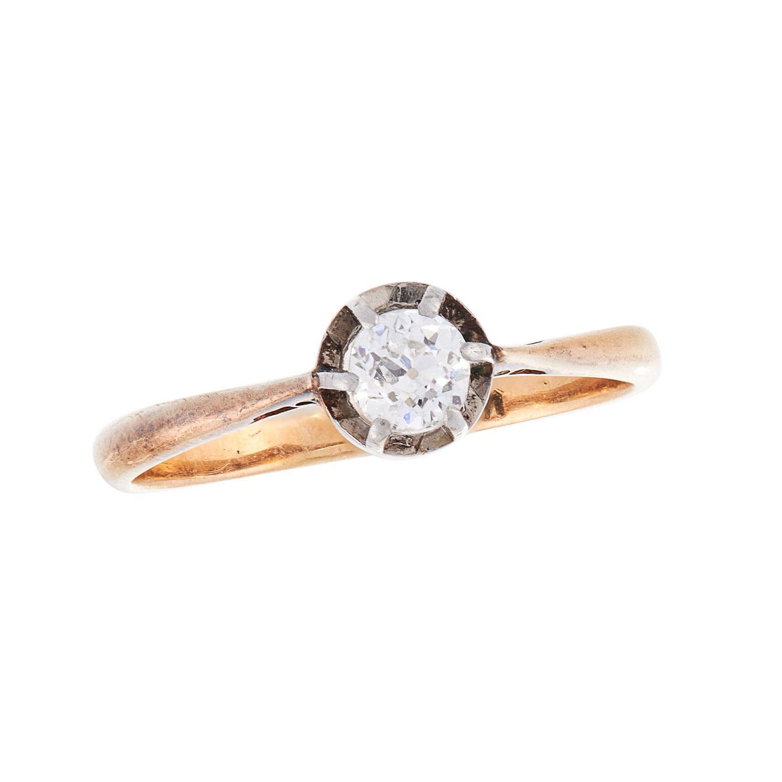 AN ANTIQUE SOLITAIRE DIAMOND RING, EARLY 20TH CENTURY (1 of 1)