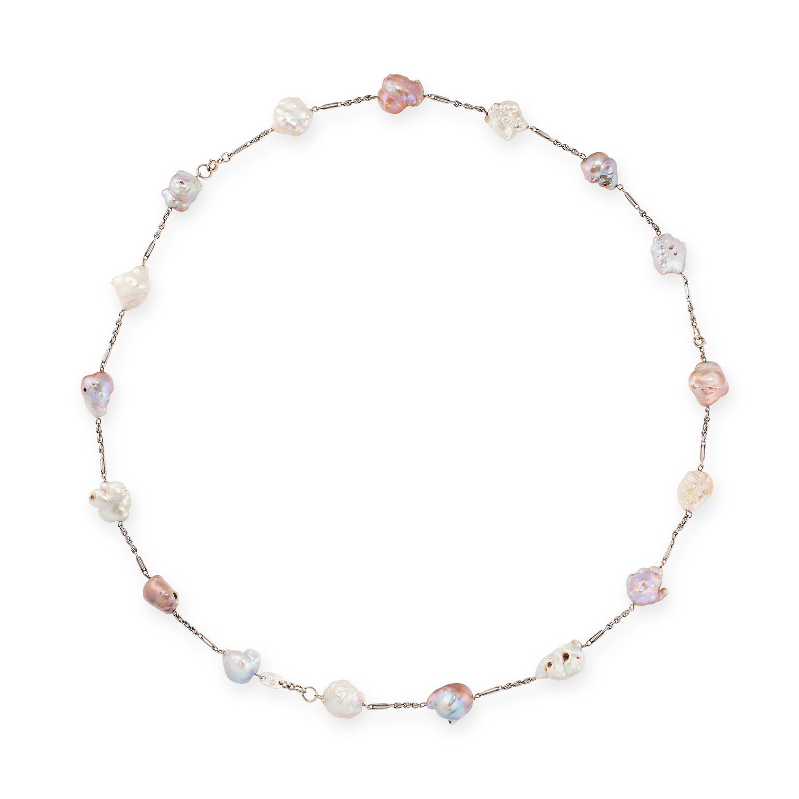 A NATURAL FRESHWATER PEARL SAUTOIR NECKLACE in (1 of 1)