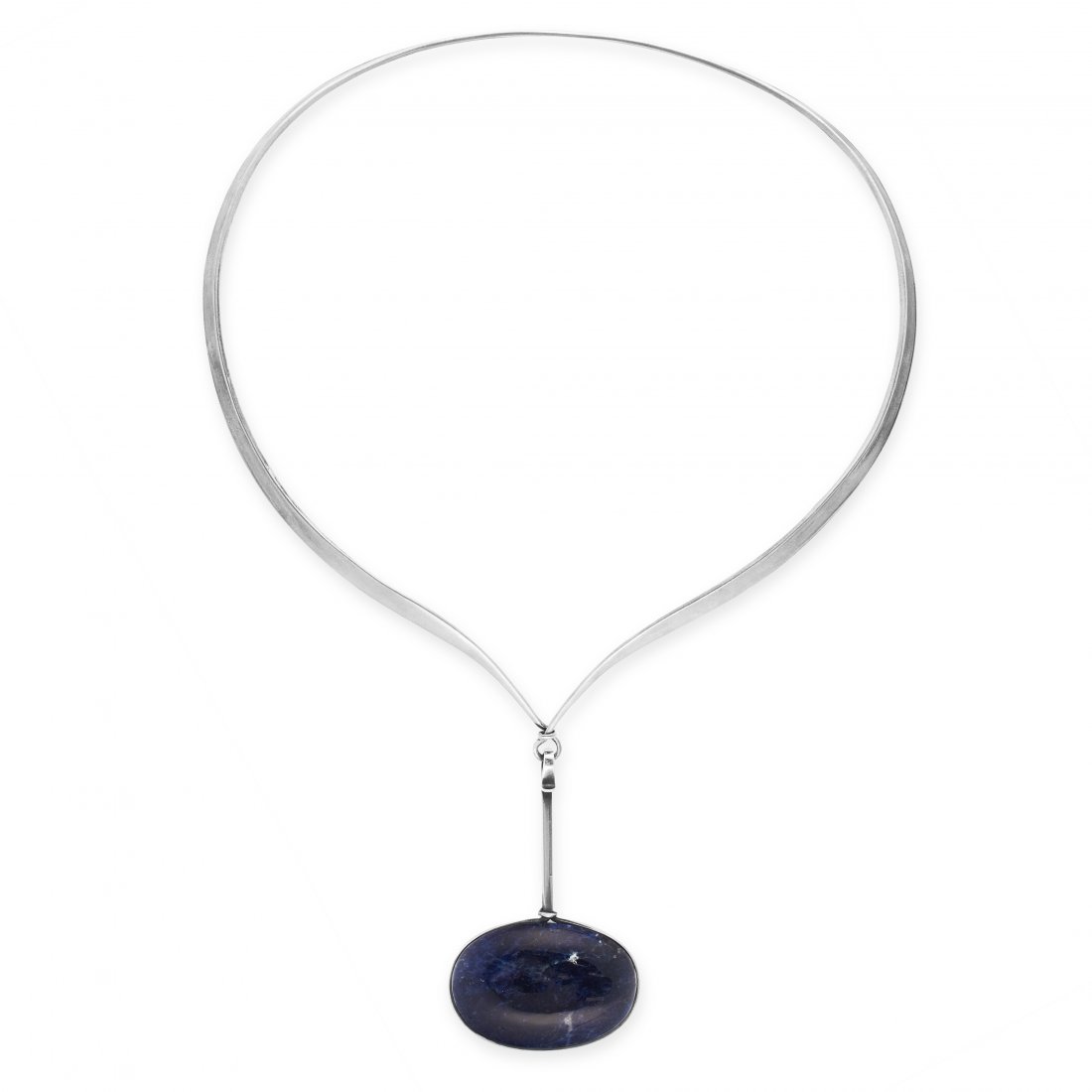 A VINTAGE SODALITE PENDANT NECKLACE, VIVIANNA TORUN FOR (1 of 2)
