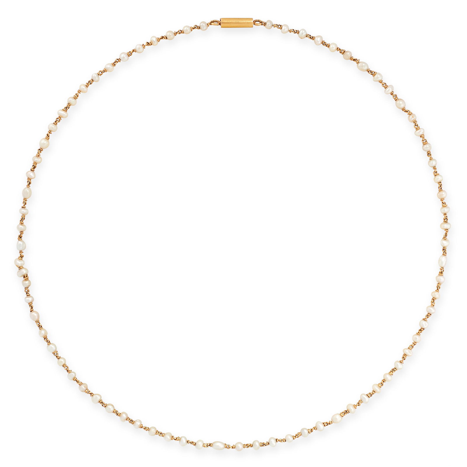 ANTIQUE PEARL NECKLACE, 19TH CENTURY designed as a (1 of 1)