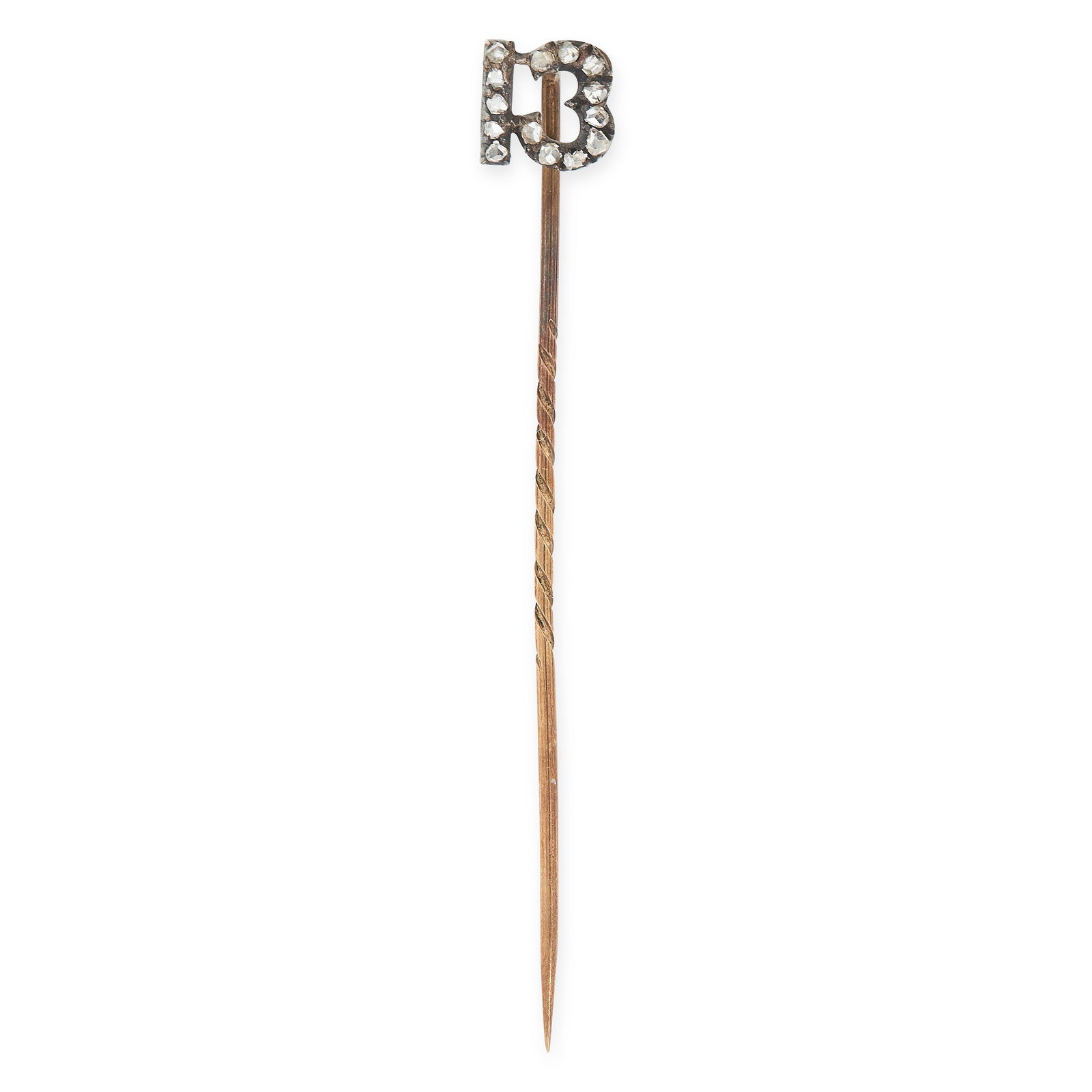 AN ANTIQUE DIAMOND TIE / STICK PIN, LATE 19TH CENTURY (1 of 1)