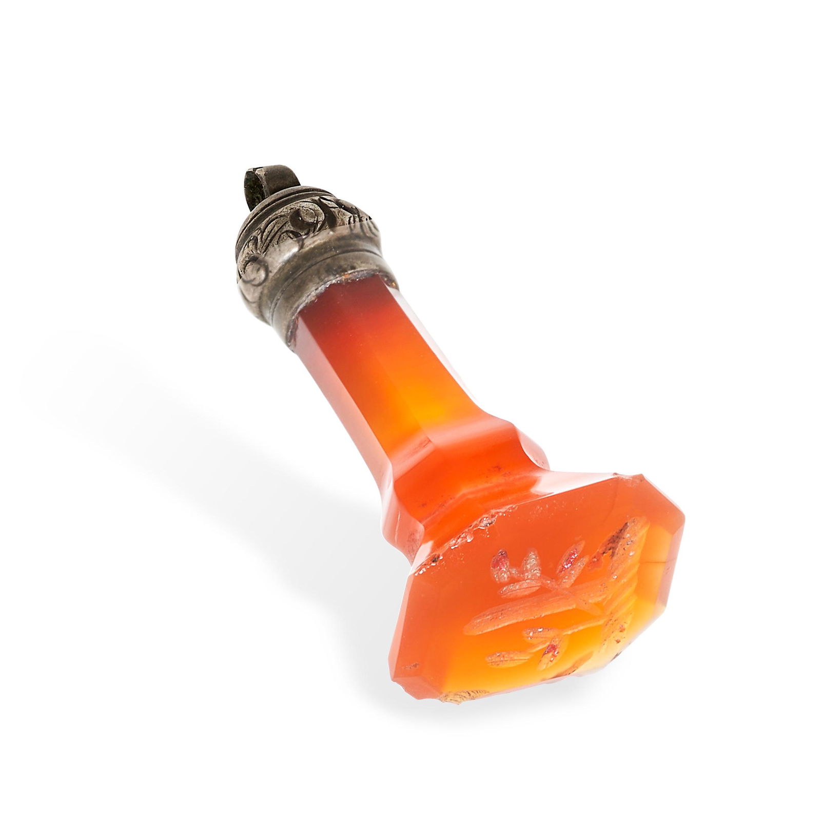AN ANTIQUE CARNELIAN INTAGLIO FOB SEAL PENDANT (1 of 1)