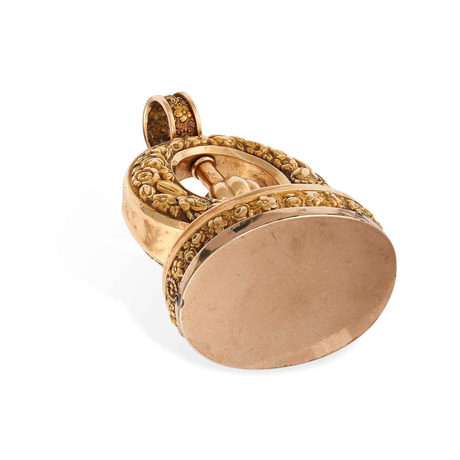 AN ANTIQUE MUSIC BOX FOB SEAL PENDANT the body with (1 of 1)