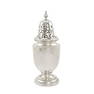 NO RESERVE - AN ANTIQUE GEORGE V STERLING SILVER SUGAR CASTER / SHAKER, WILLIAM NEALE LTD,