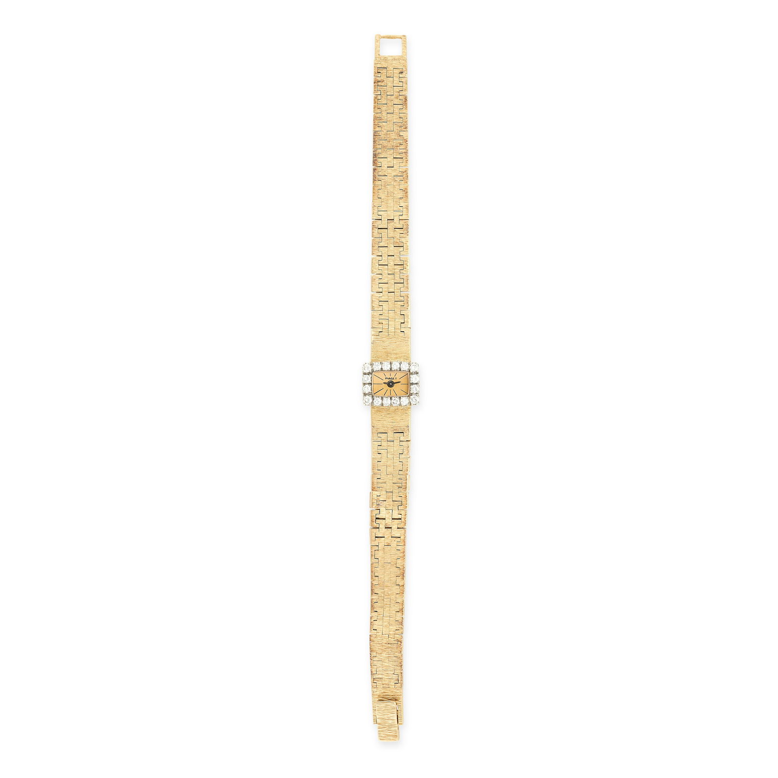 PIAGET, A VINTAGE LADIES COCKTAIL WATCH in yellow gold, model reference 1304A6, 12x10mm square case (1 of 1)