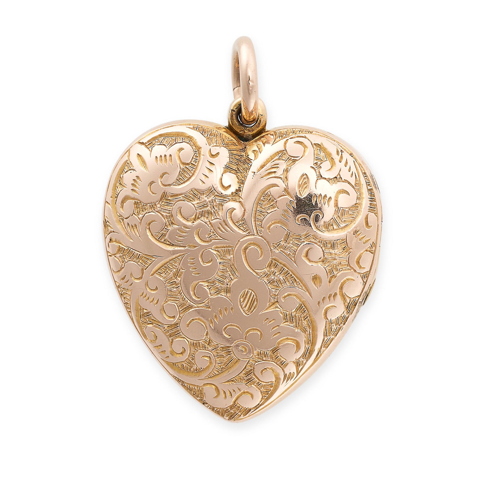 AN ANTIQUE EDWARDIAN MOURNING HEART LOCKET / PENDANT, EARLY 20TH CENTURY in 10ct yellow gold, the (1 of 3)