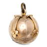 NO RESERVE - AN ANTIQUE MASONIC BALL PENDANT the spherical body opening as a puzzle ball in the s...