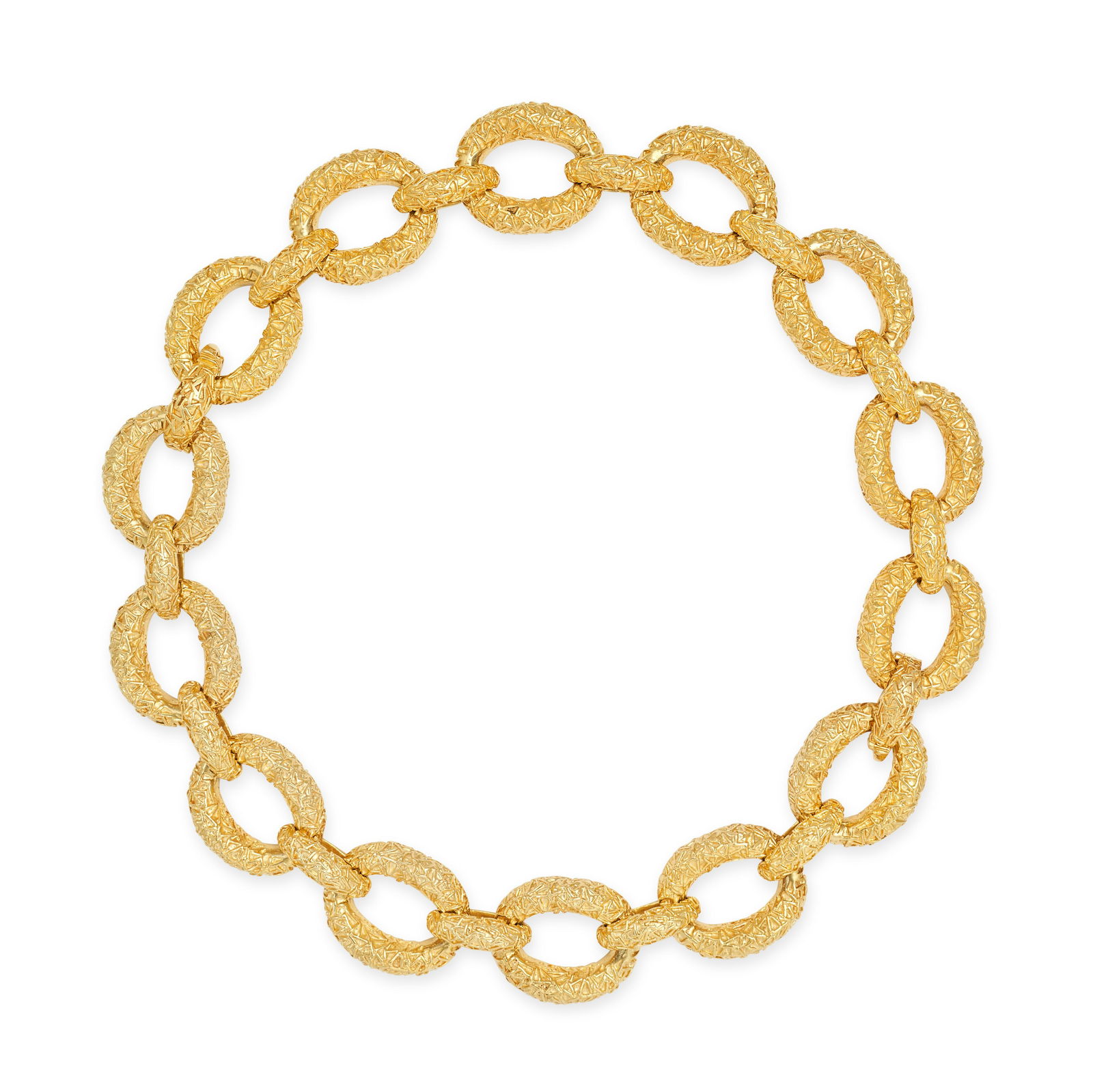 VAN CLEEF & ARPELS, A PAIR OF VINTAGE GOLD BRACELETS in 18ct yellow gold, each bracelet designed (1 of 2)