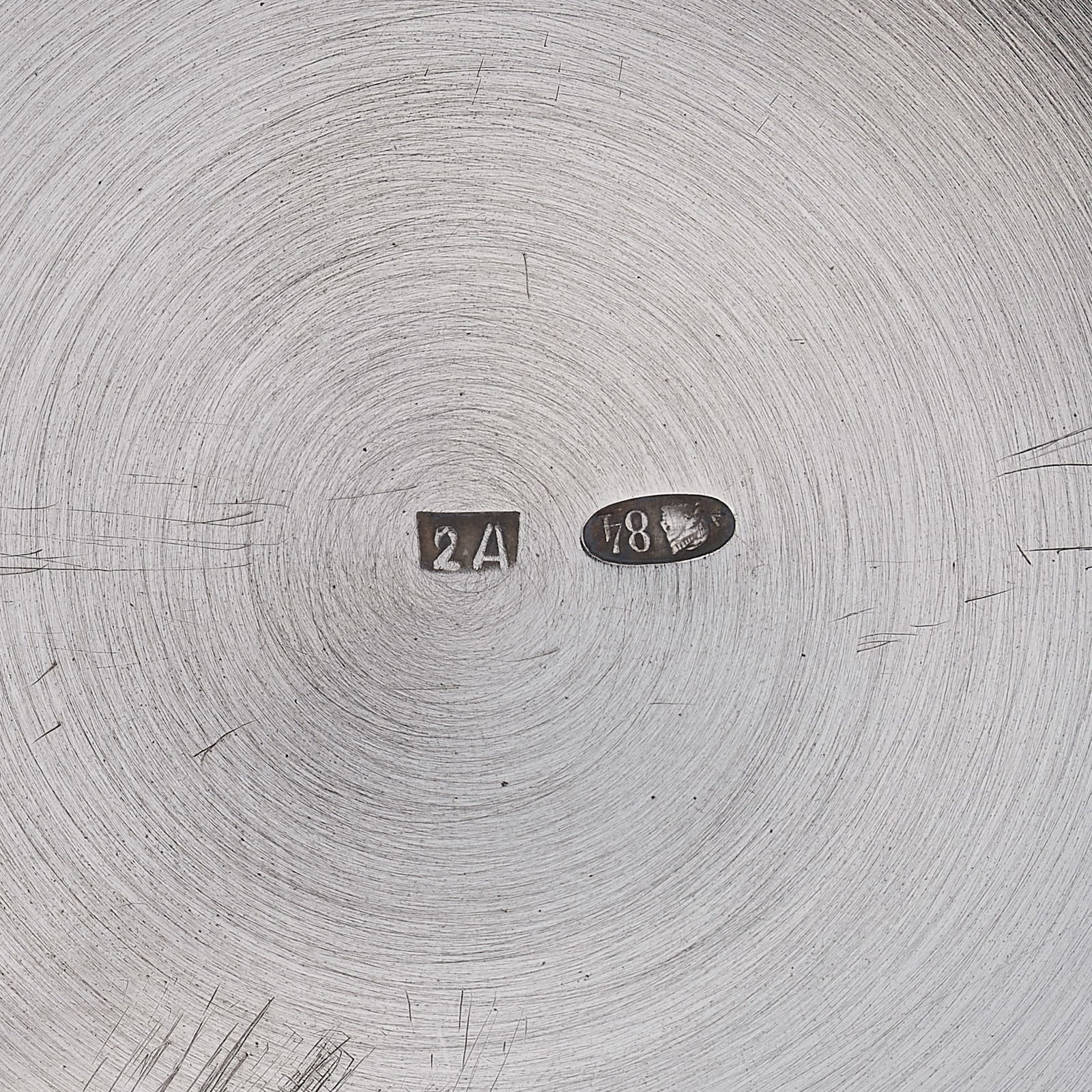 AN ANTIQUE RUSSIAN SILVER SUGAR BOWL, 2nd ARTEL, MOSCOW 1908-17 the body with twin handles of geo... (1 of 2)