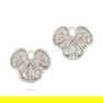 A PAIR OF DIAMOND CLIP BROOCHES the identical openwork brooches set throughout with rose cut diam...
