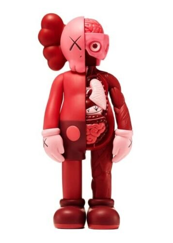 KAWS Companion BLUSH flayed Red MEDICOM TOY (1 of 1)