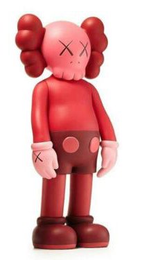 KAWS Companion BLUSH flayed Red MEDICOM TOY (1 of 1)