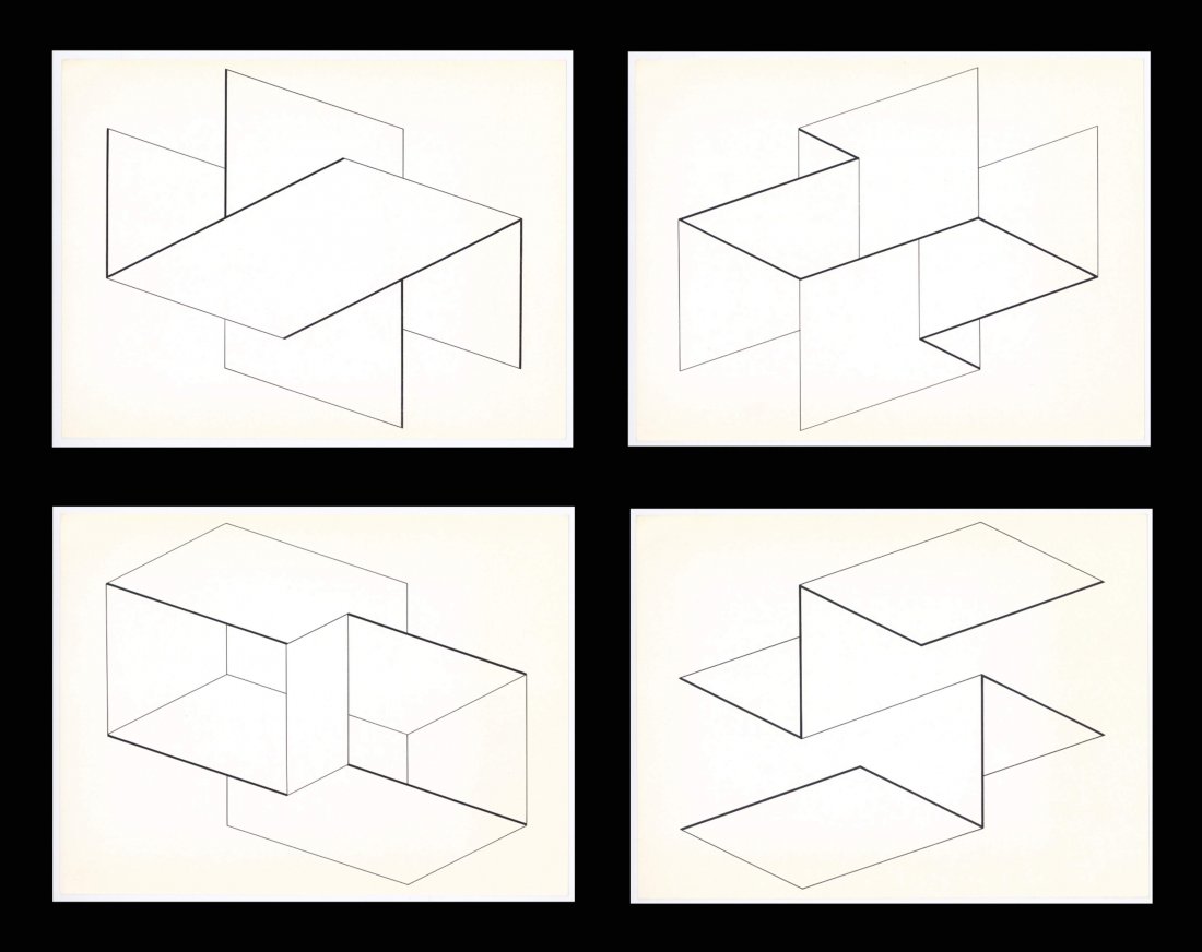 Josef Albers "Structural Constellations" Four Works (1 of 4)