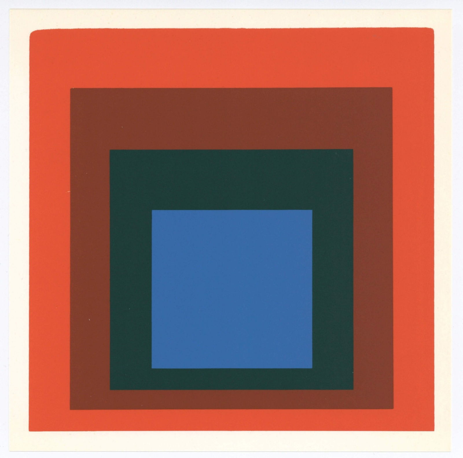 Josef Albers Homage to the Square: Protected Blue (1 of 1)