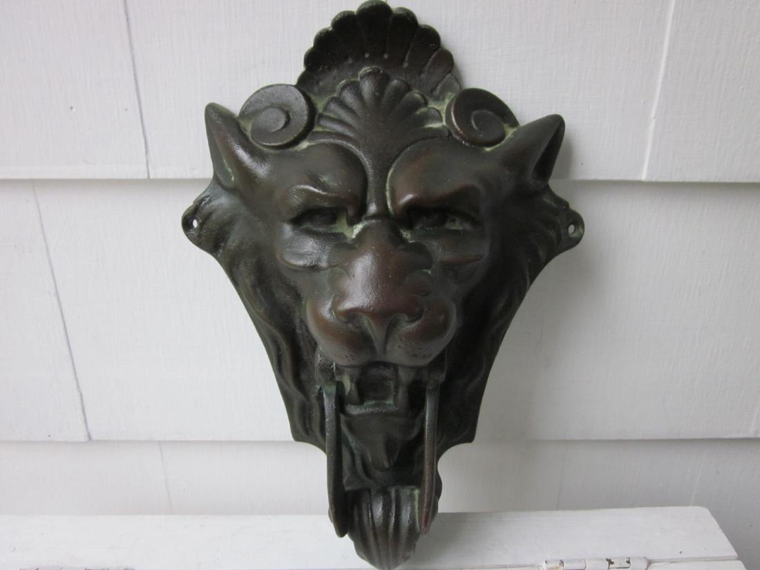 19th C. Lion Door Knocker (1 of 2)