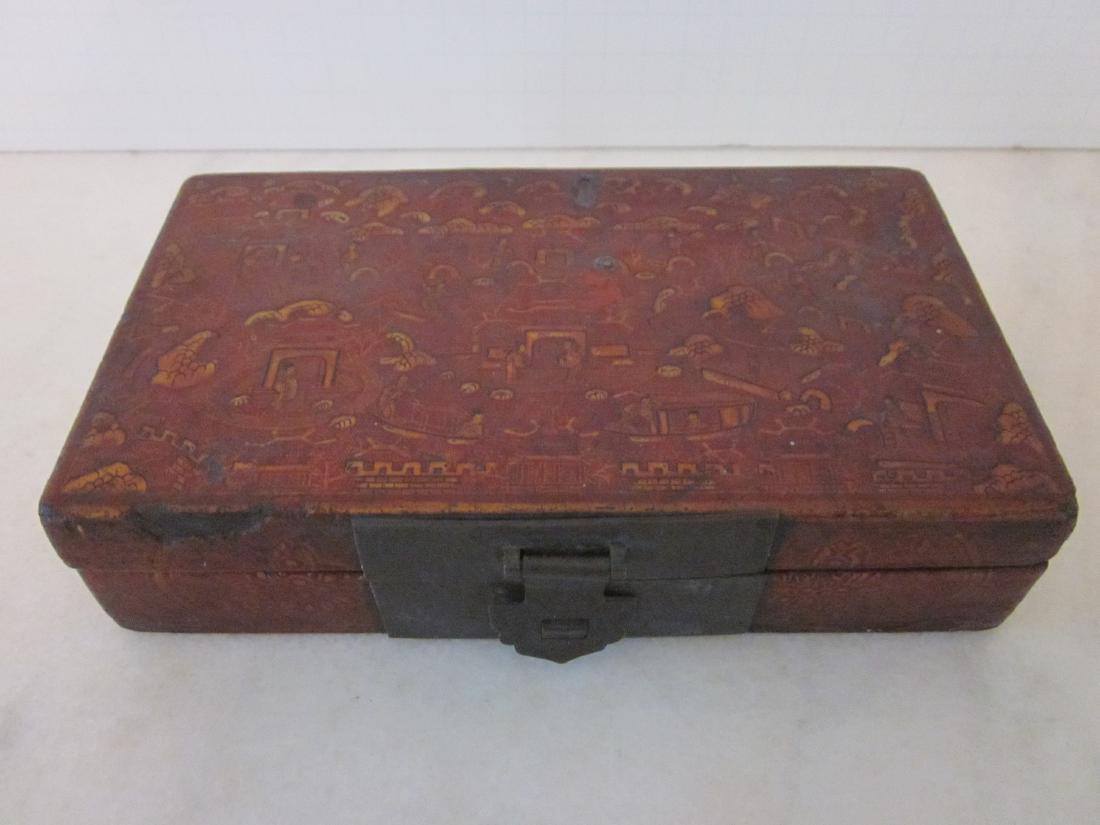 Pigskin-Covered Box (1 of 4)