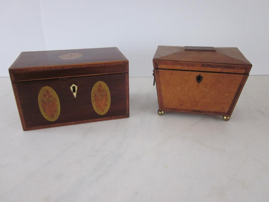 2Georgian Tea Caddies (1 of 4)