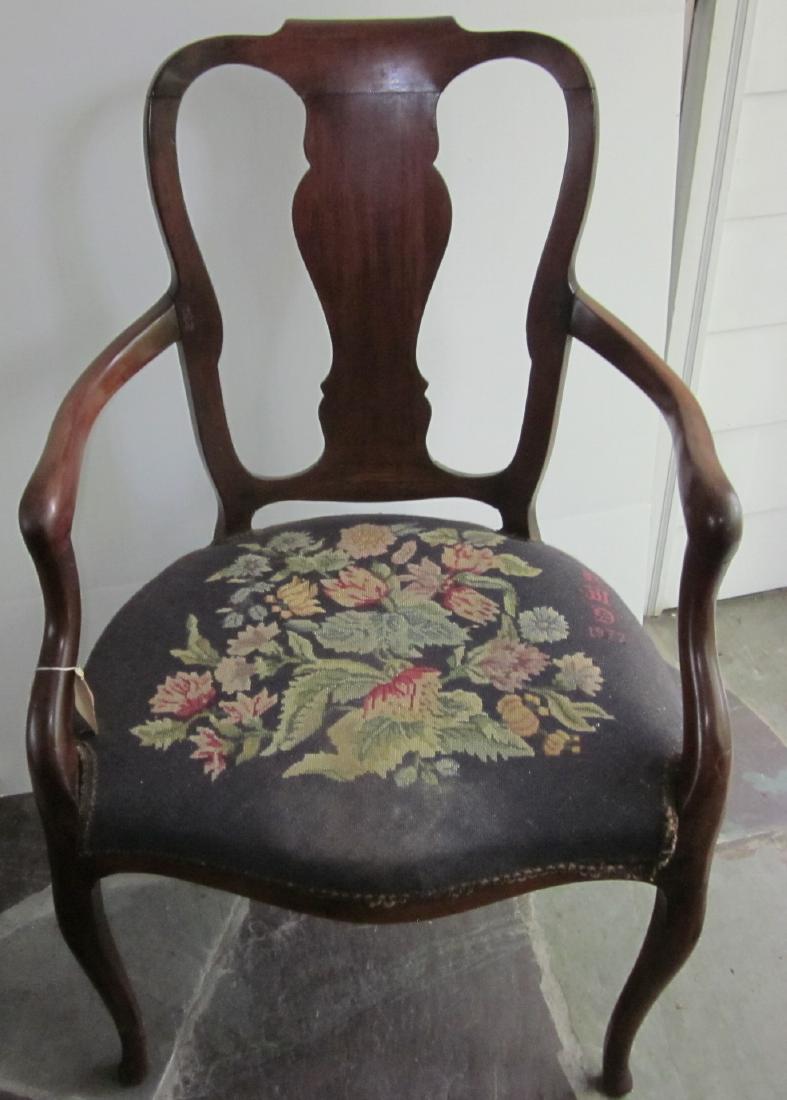 Queen Ann-style Arm Chair (1 of 4)