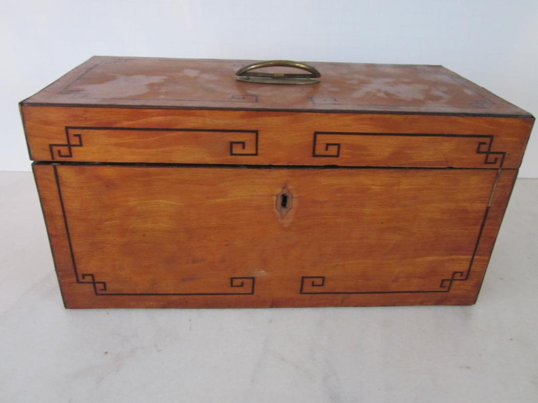 Satinwood Tea Caddy (1 of 3)