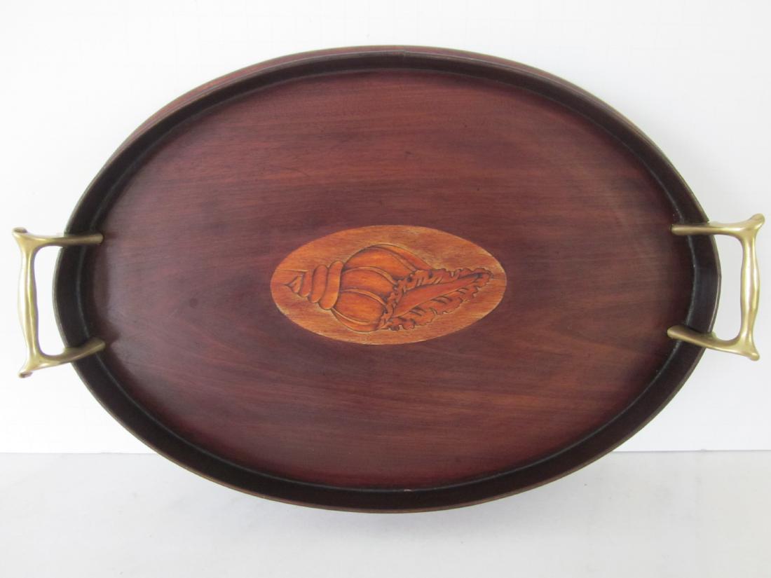 Mahogany Serving Tray (1 of 4)