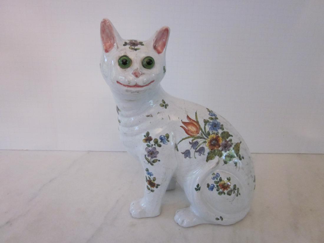 Porcelain Hand-Painted   Cat (1 of 5)