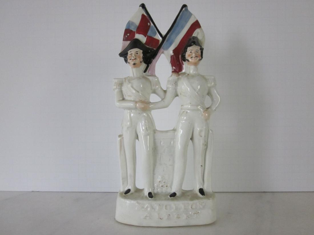 19th C Staffordshire Napoleon & Prince Albert (1 of 4)