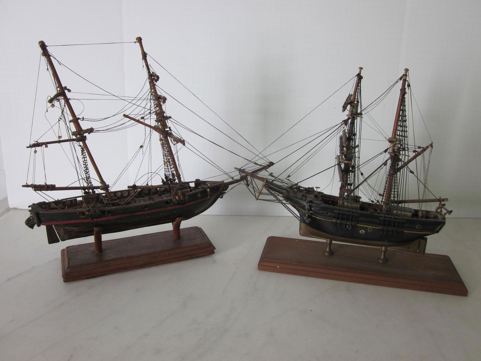 Pr. 19thC Hand-made Ship Models (1 of 9)