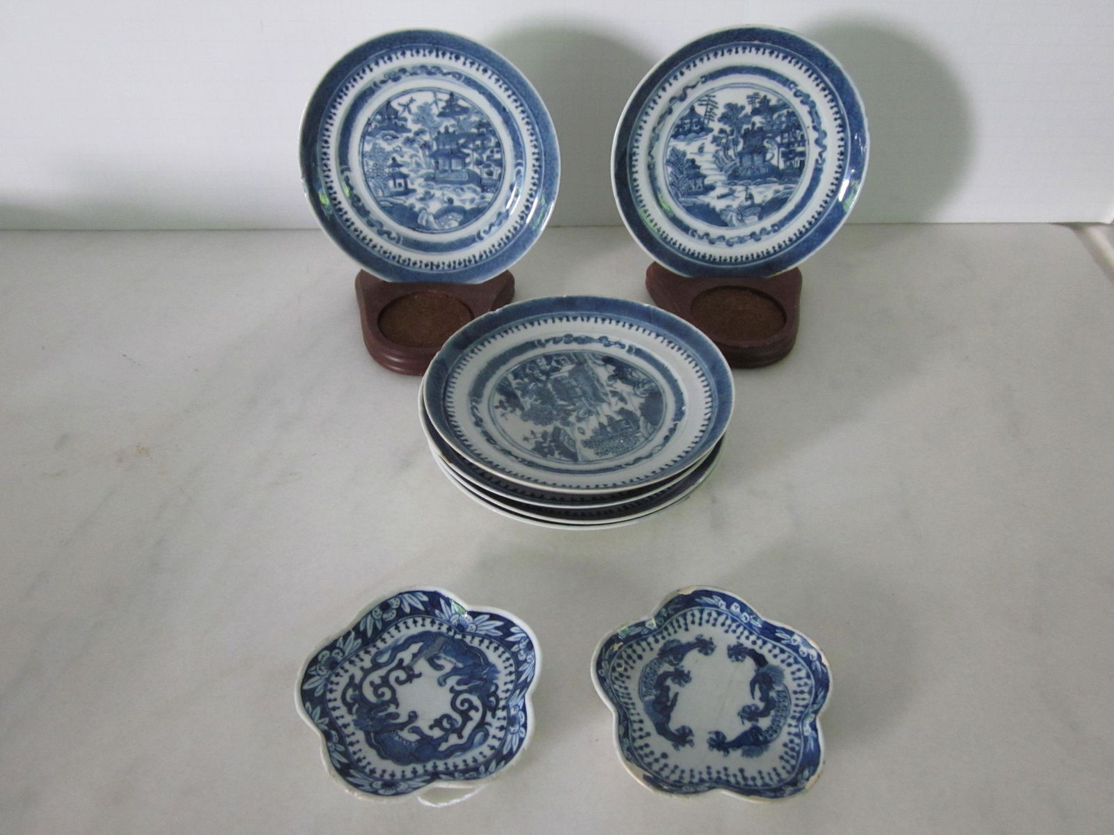 19thC Chinese Export 'Nanking' Lot (1 of 4)